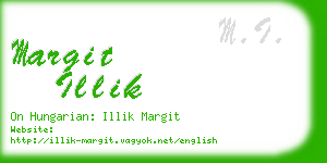 margit illik business card
